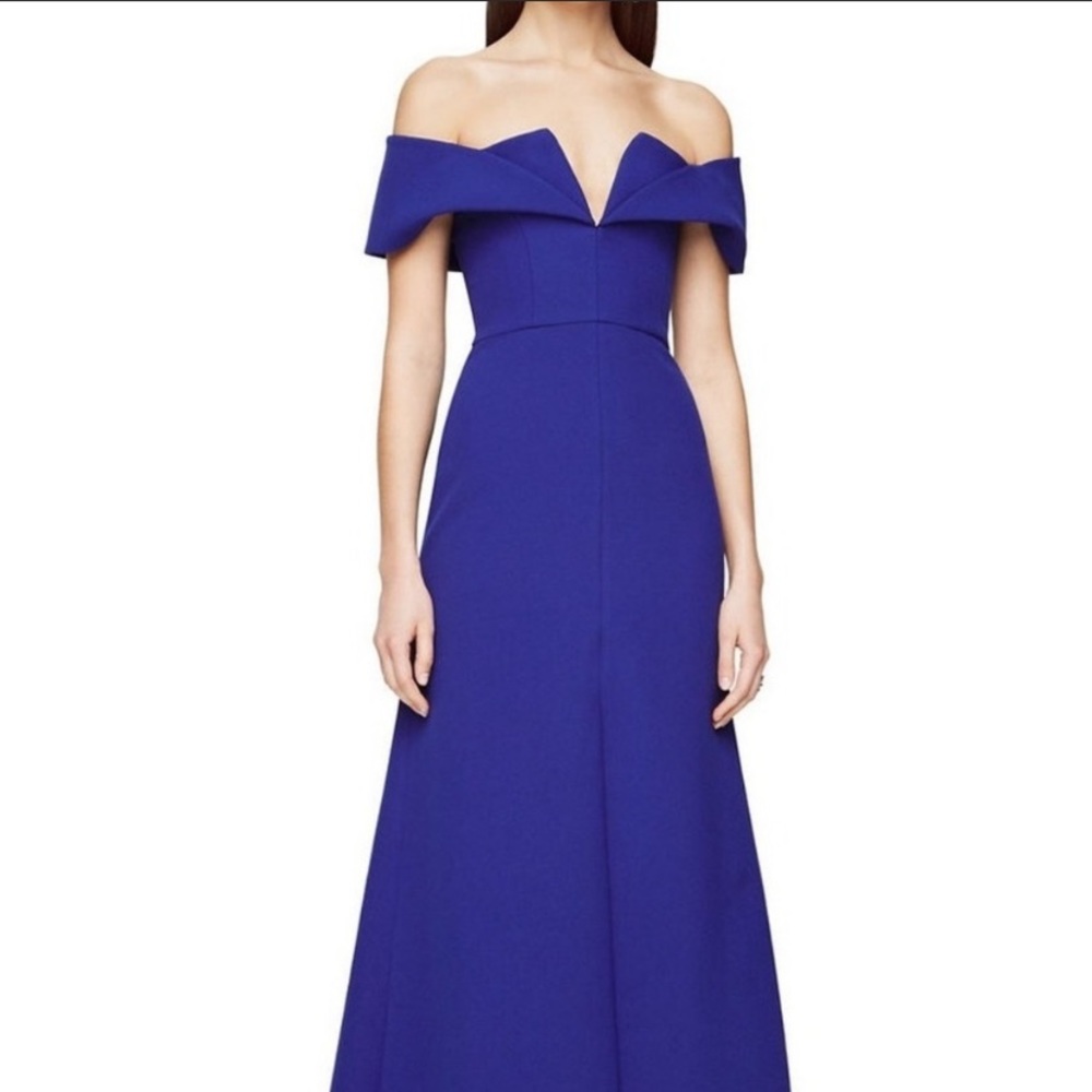 Off the shoulder gown BCBGMAXAZRIA Amalie